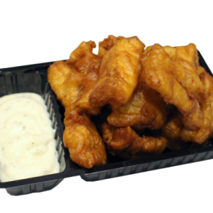 Portie Kibbeling met saus
