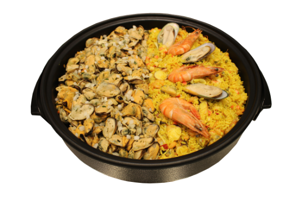 Paella/Mossel-pan